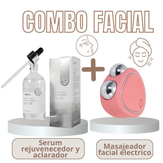 Masajeador Facial Eléctrico + Serun Anti Acné